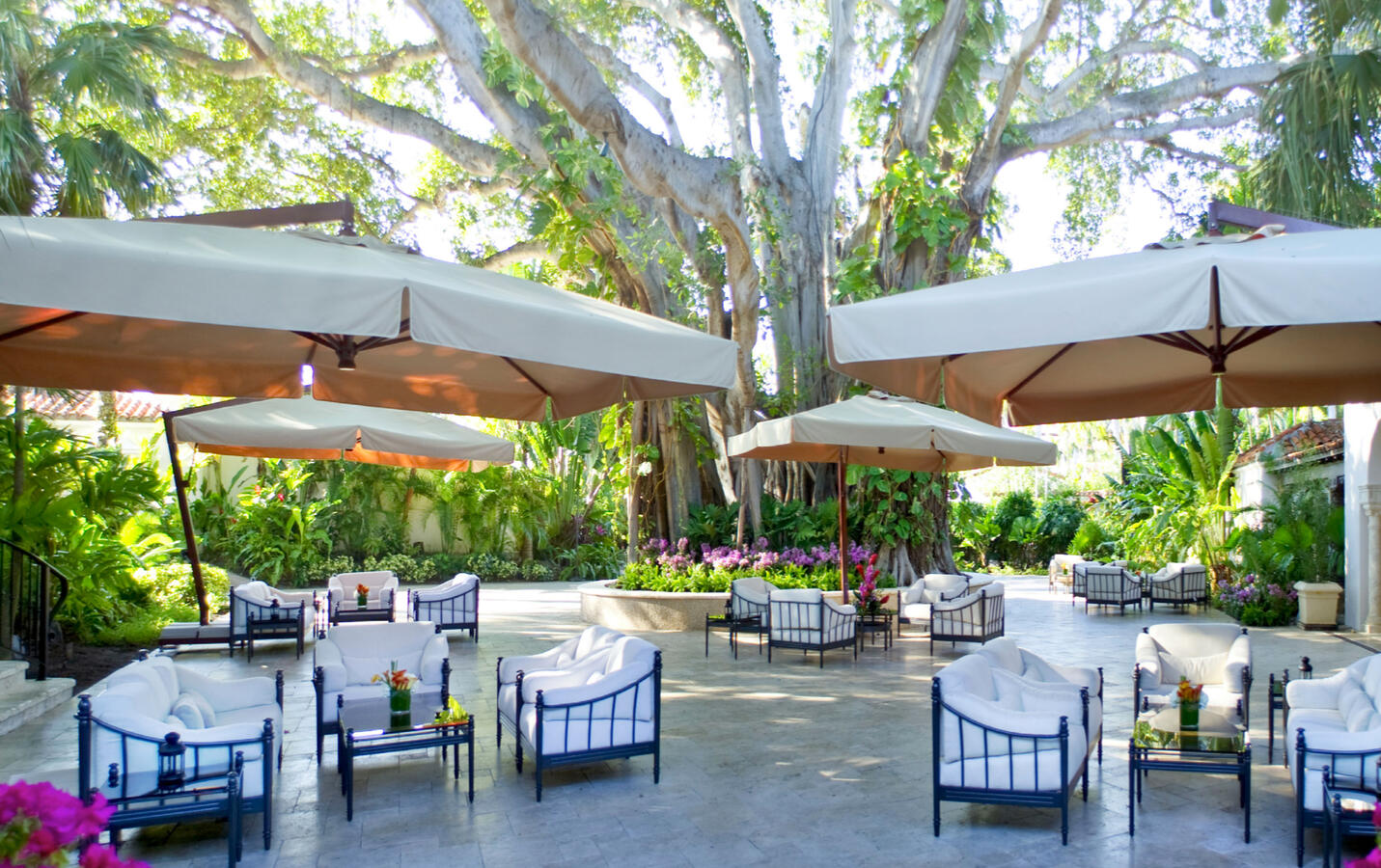 The Vanderbilt Mansion Courtyard